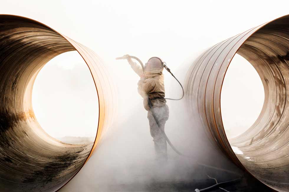 ABRASIVE-BLASTING